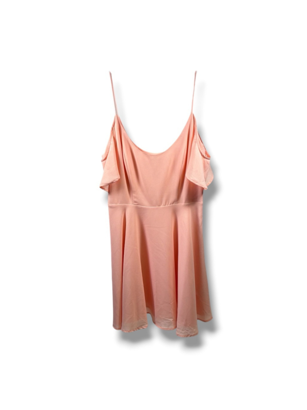 Kimchi Blue UO NWT Cold Shoulder Fit Flare Mini Dress in Peach Size 8